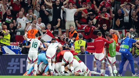 Scotland knocked out of Euro 2024 after late Hungary goal.